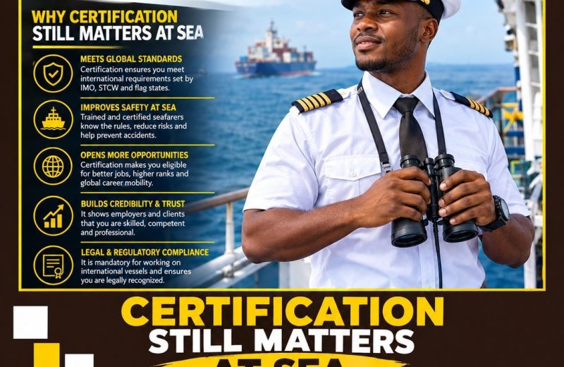 Why certification still matters at sea