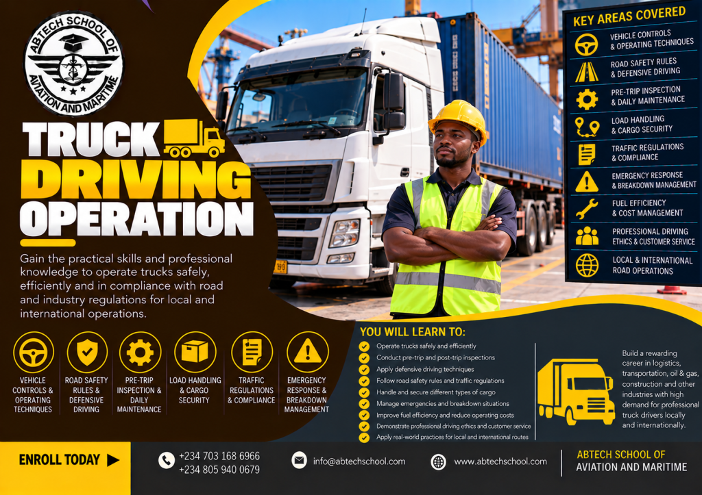 Truck Driving Operation