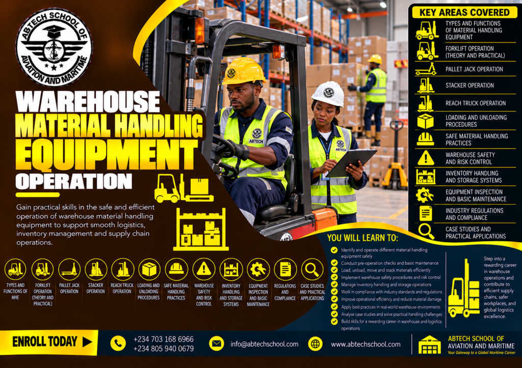 Warehouse Material Handling Equipment Operation